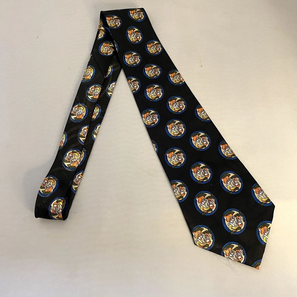 #7928 Vintage Duomo Milano Handmade Tom and Jerry Graduation Mens Necktie